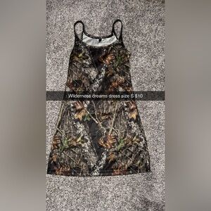 Wilderness Dreams Camouflage Midi Dress